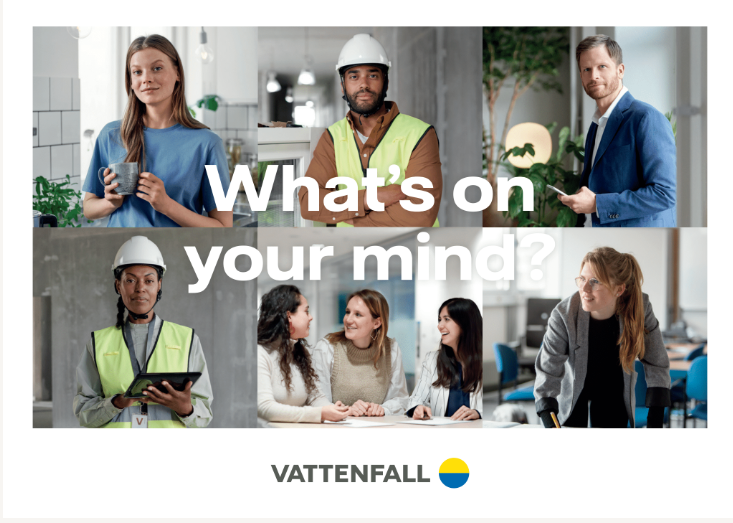 Vattenfall What's on your mind campagne