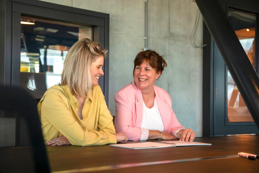 Merel Lanting en Angelique van de Horst bij Inhealth